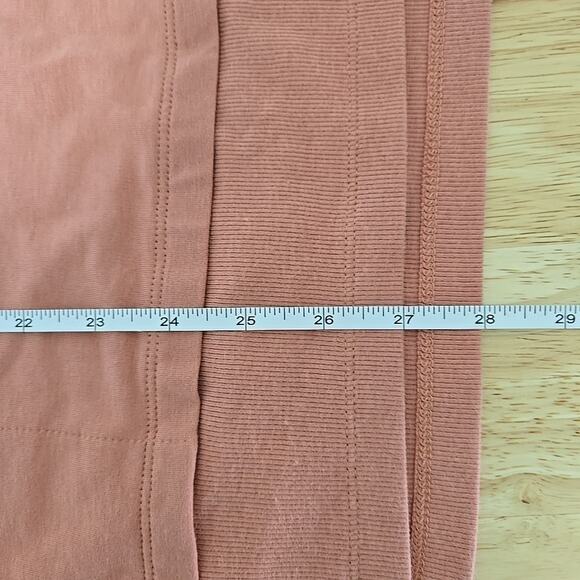 NWT J. Jill Pure Jill Harmony Rib-Trimmed Tunic Womens Sz Medium Petite Red Clay - Picture 6 of 10